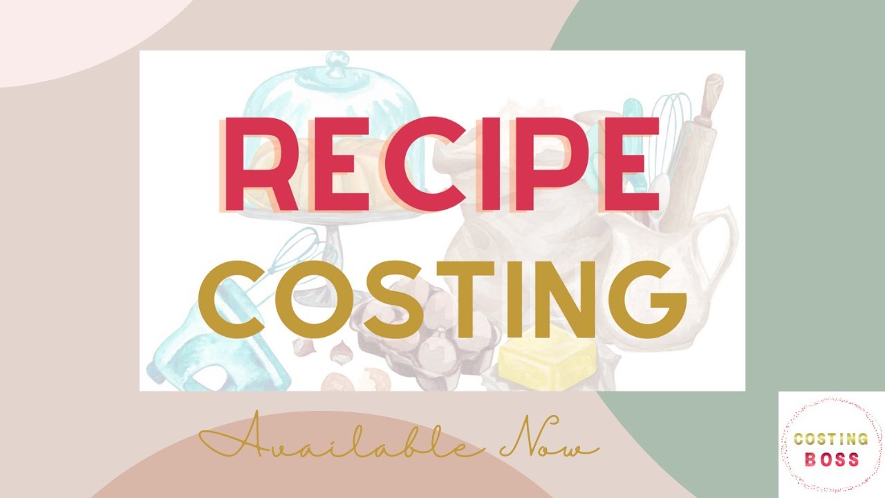 Price Your Baked Goods WITHOUT Having To Learn Bakers Math: Recipe Costing Calculator