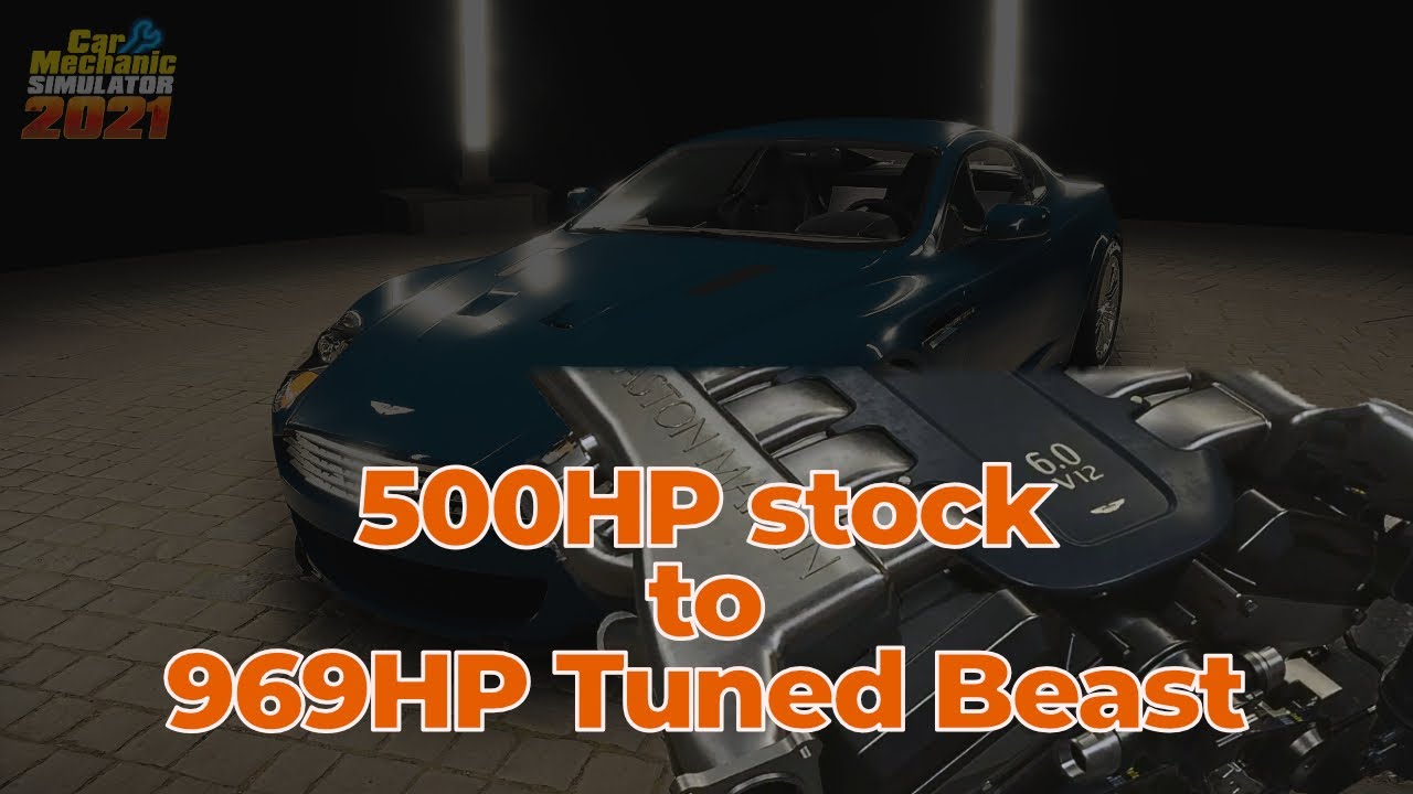 I Turned an Aston Martin DBX 2007 Into a 969HP Monster | Car Mechanic Simulator