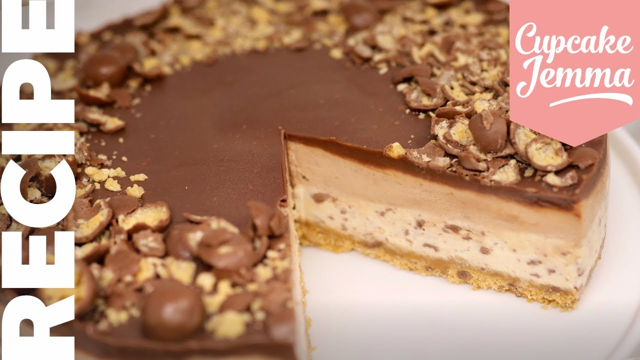 Malteser Cheesecake Recipe & Tutorial | Cupcake Jemma