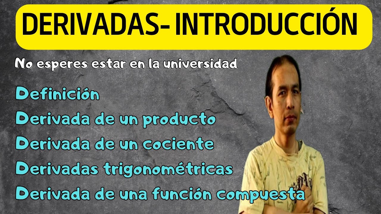 Introducción a las derivadas