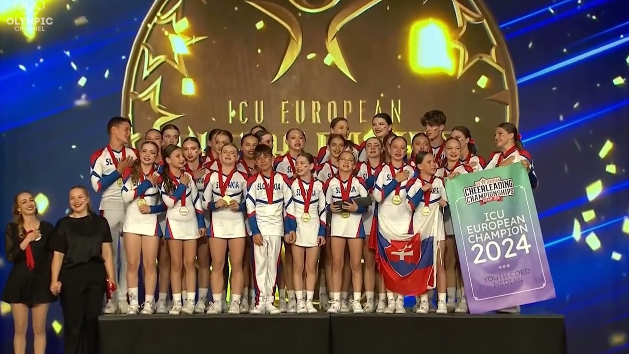 Slovensko je európskym šampiónom v športovom cheerleadingu