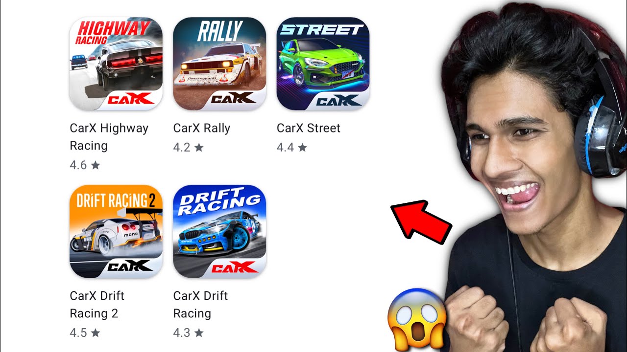 I Played Every CARX Game in One Video! 😱