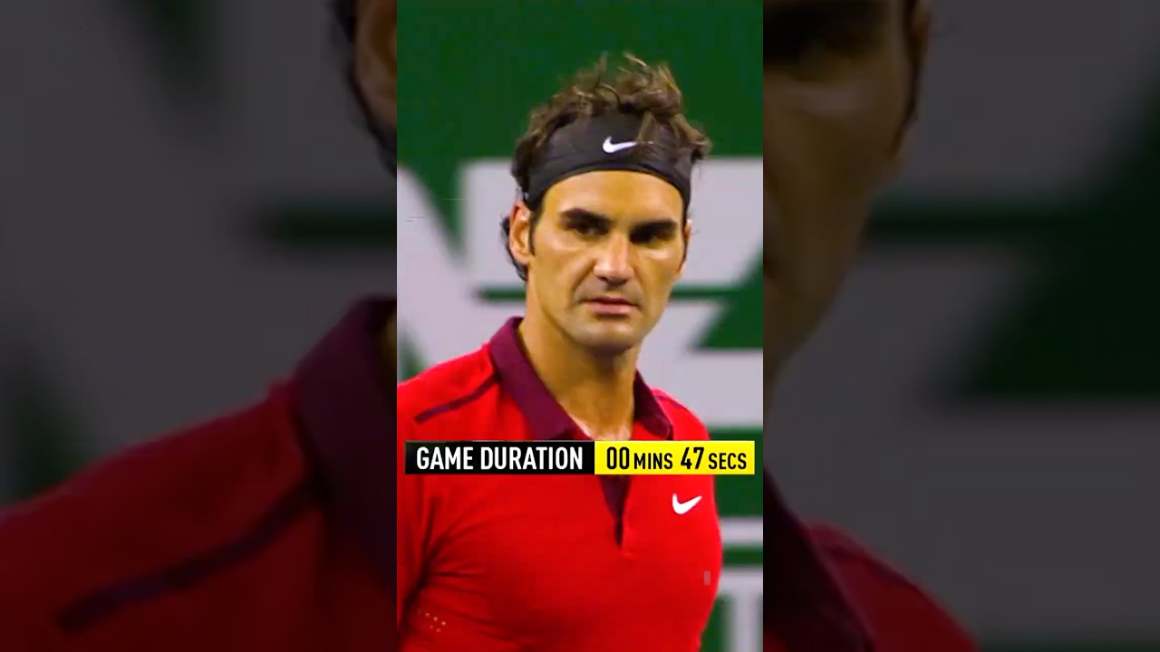 Federer's 47 Seconds Game vs Djokovic
