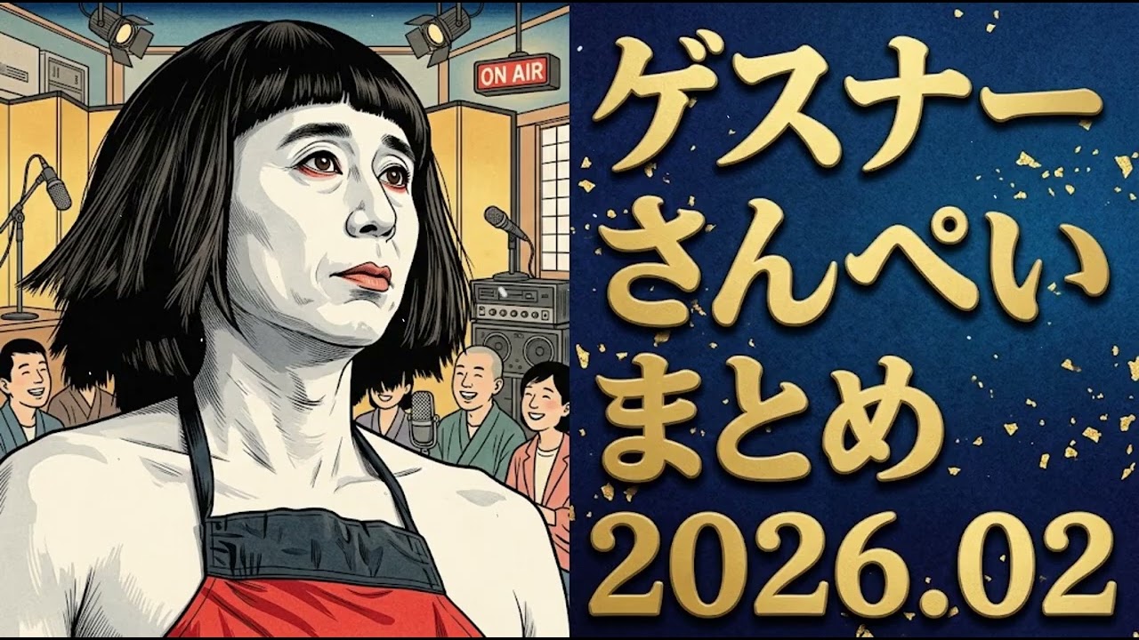 【迷わず聞けよ 聞けば分かるさ】正月☆新年☆ゲスナーさんぺいまとめ〜2026年02月〜【有吉弘行ラジオ】SUNDAY NIGHT DREAMER※タイムテーブル有り