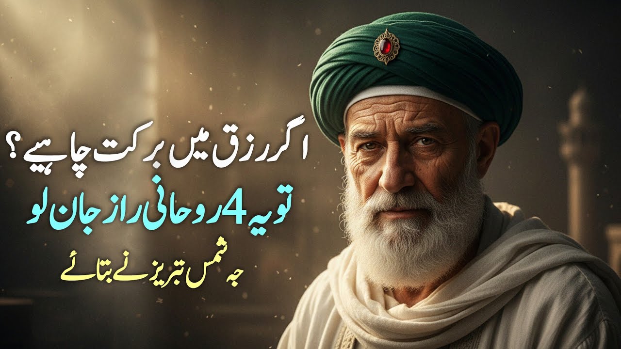 “Tum Rizq Se Nahi… Khud Se Haar Gaye Ho | Shams Tabriz Ruhaani Haqeeqat | Muarfat 