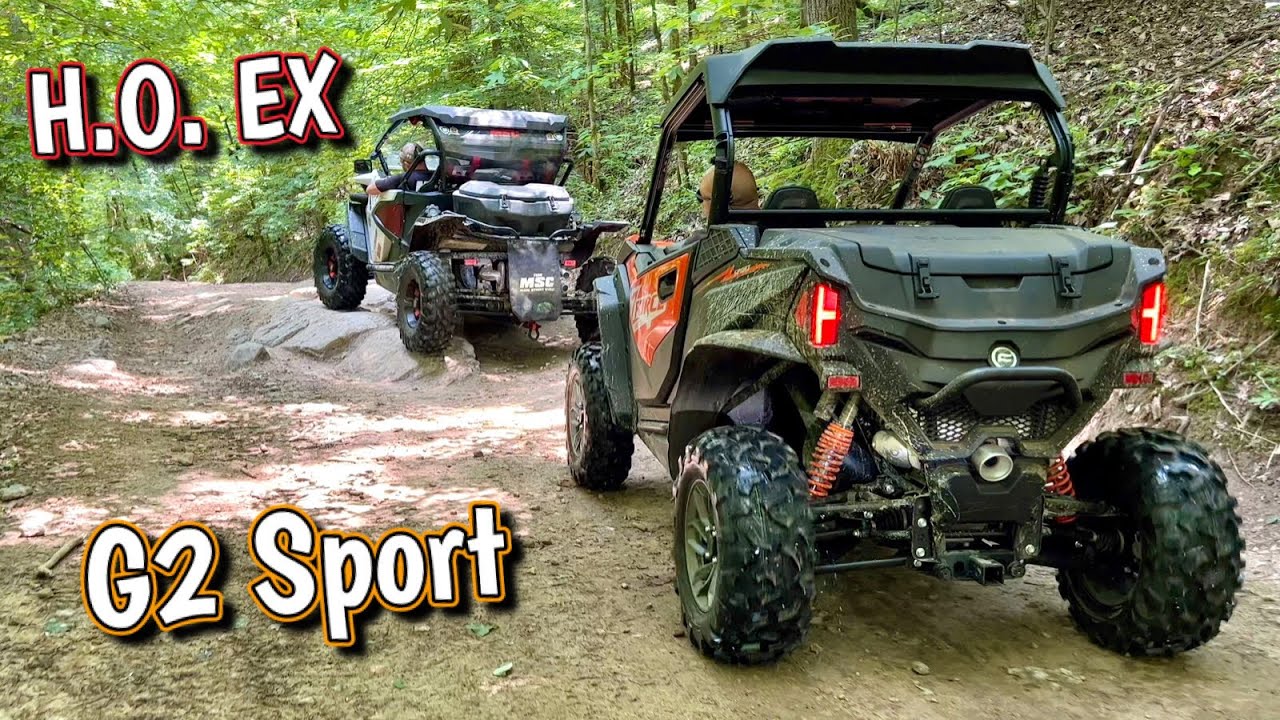 CFMOTO ZFORCE 950 H.O. EX 2023 против ZFORCE 950 Sport Gen 2 | Trail & Rock