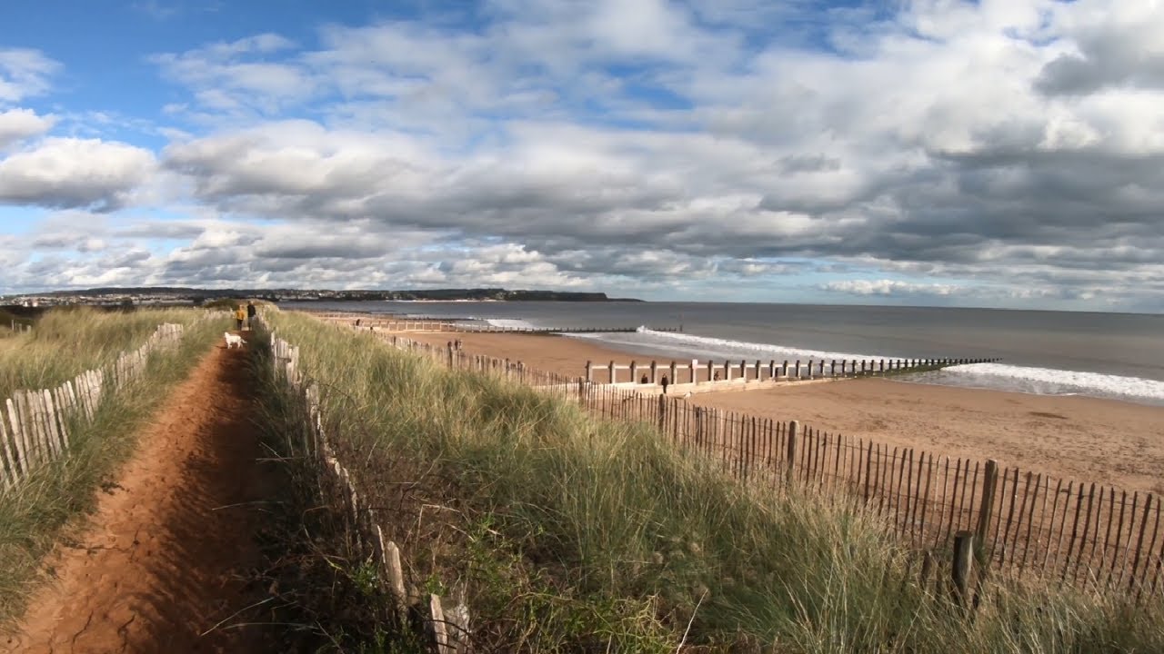 Dawlish Warren Beach - Devon - England - Virtual Walk - November 2019