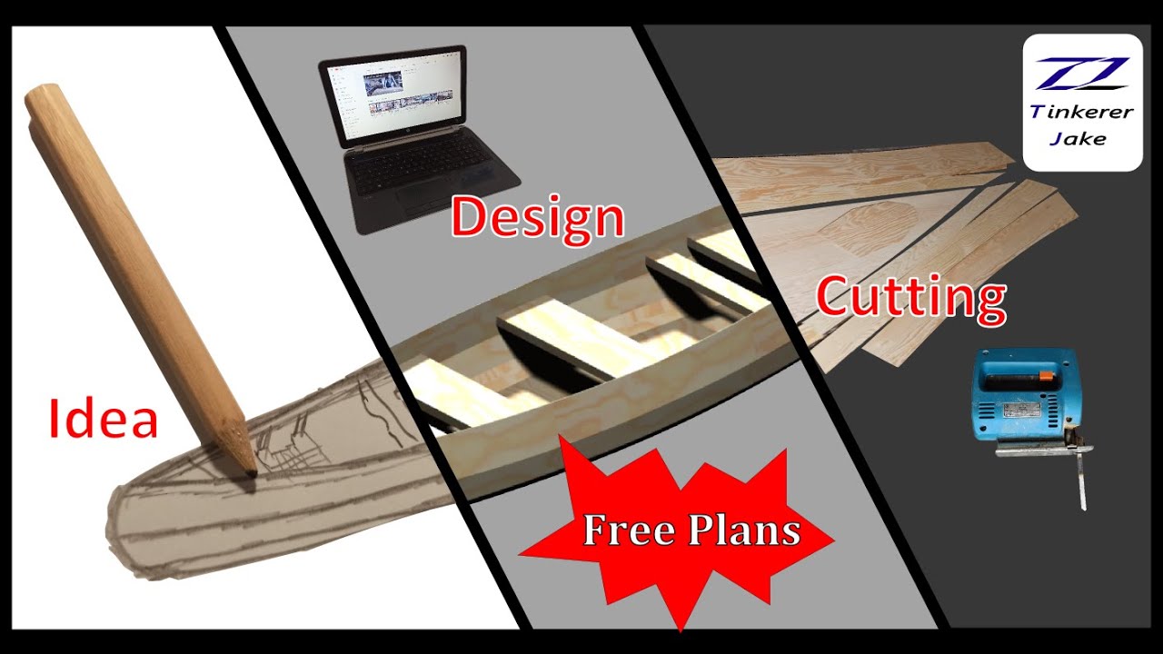 TJ-Canoe - Part 1/4 | Self-Designed Plywood Canoe (Free Plans)