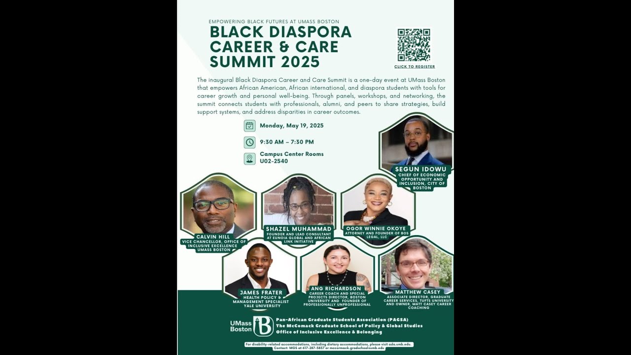 The Black Diaspora Career & Care Summit: Welcome Remarks and Morning Keynote Address by Segun Idowu