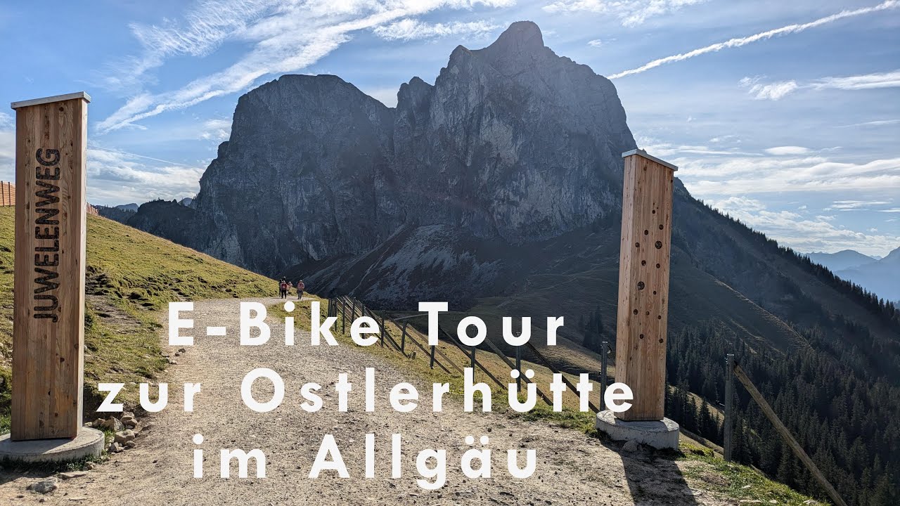 E-bike Tour zur Ostlerhütte auf dem Breitberg im Allgäu. 