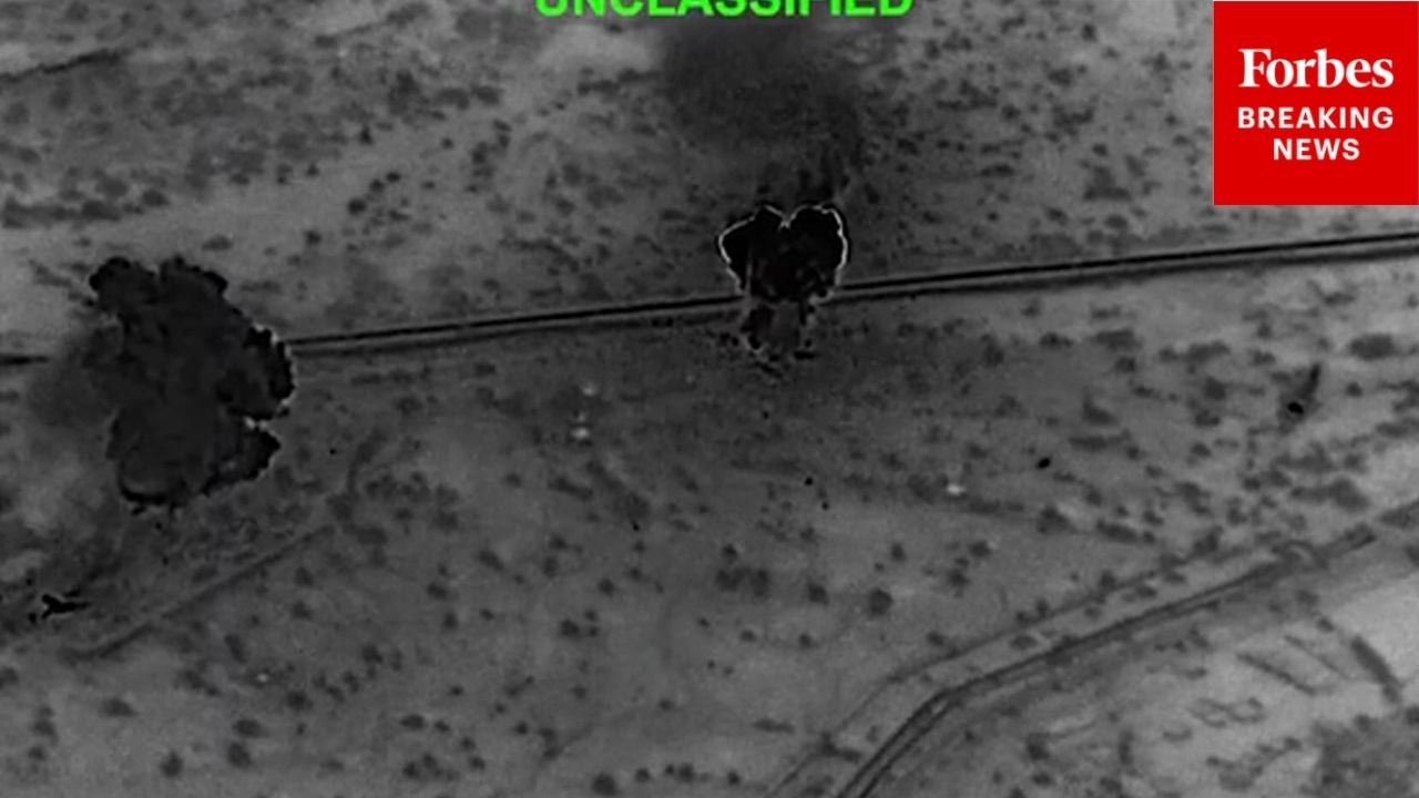 WATCH: CENTCOM, Trump Release Footage Of Strikes On Iran's Kharg Island —Vital To Iran's Oil Exports