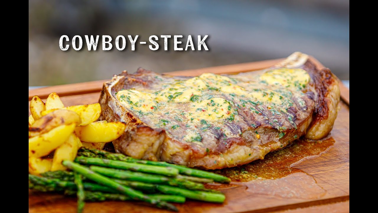 Deze Cowboy-steak heeft het GOED bekeken | Fire&Food TV BBQ-videos