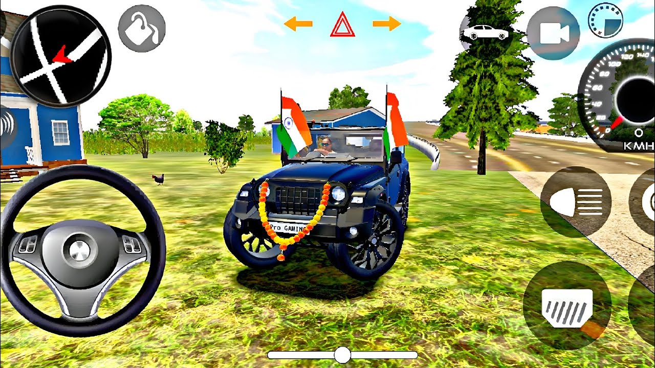 Dollar (Song) Modified Mahindra Blue Thar👿 || Indian Cars Simulator 3D || Android Gameplay Part 17