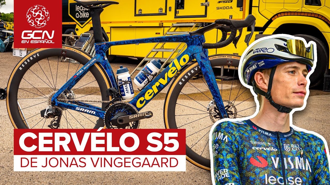 La Cervélo S5 de Jonas Vingegaard y del equipo Visma lease a bike