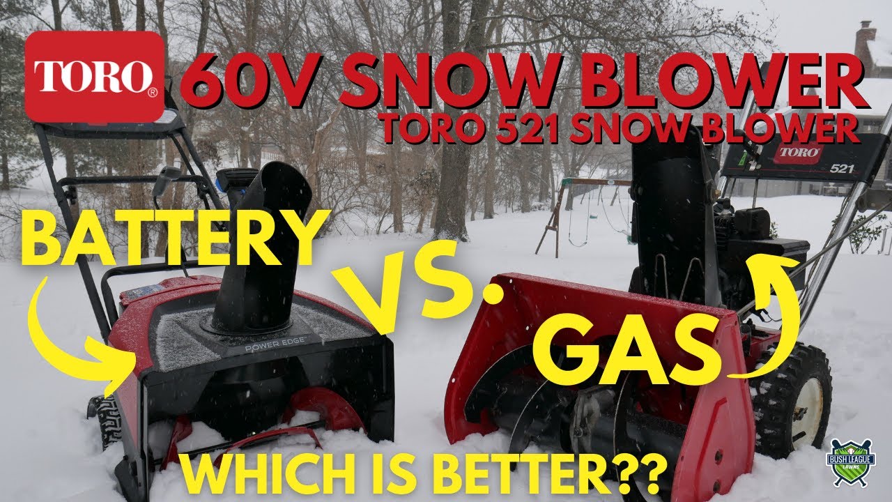 BATTERY vs. GAS // Toro 60V Snow Blower REVIEW