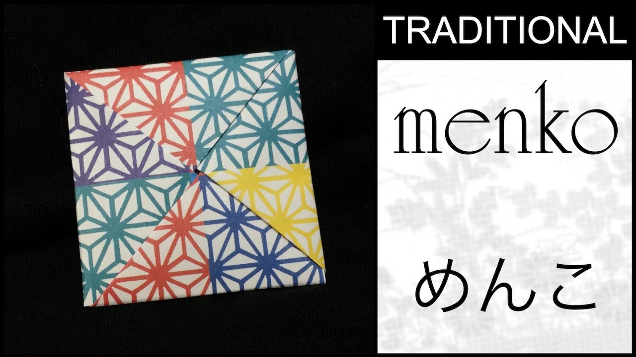 Traditional Origami Menko Tutorial