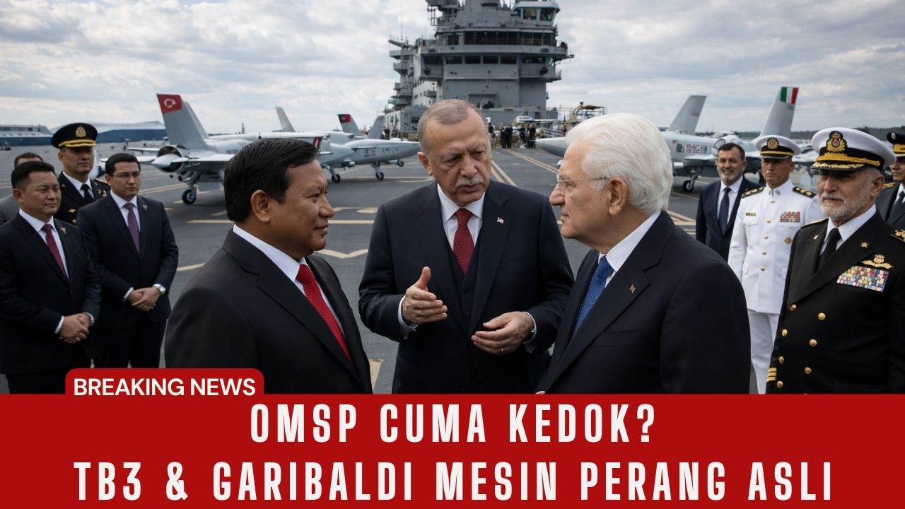 TERBONGKAR! Drone TB3 & Garibaldi Ternyata Mesin Perang Sesungguhnya, OMSP Cuma Topeng