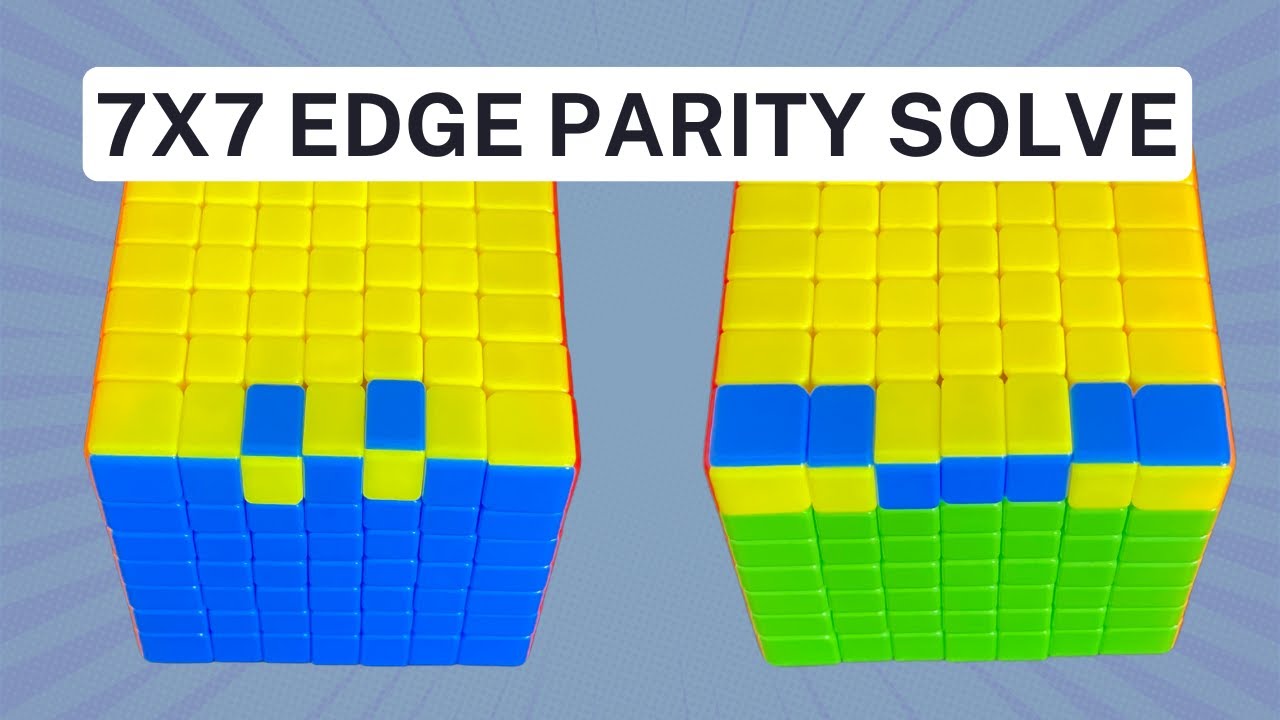 How to Solve the Edge Parity on Your 7x7 Cube (in 2 Simple Steps!)