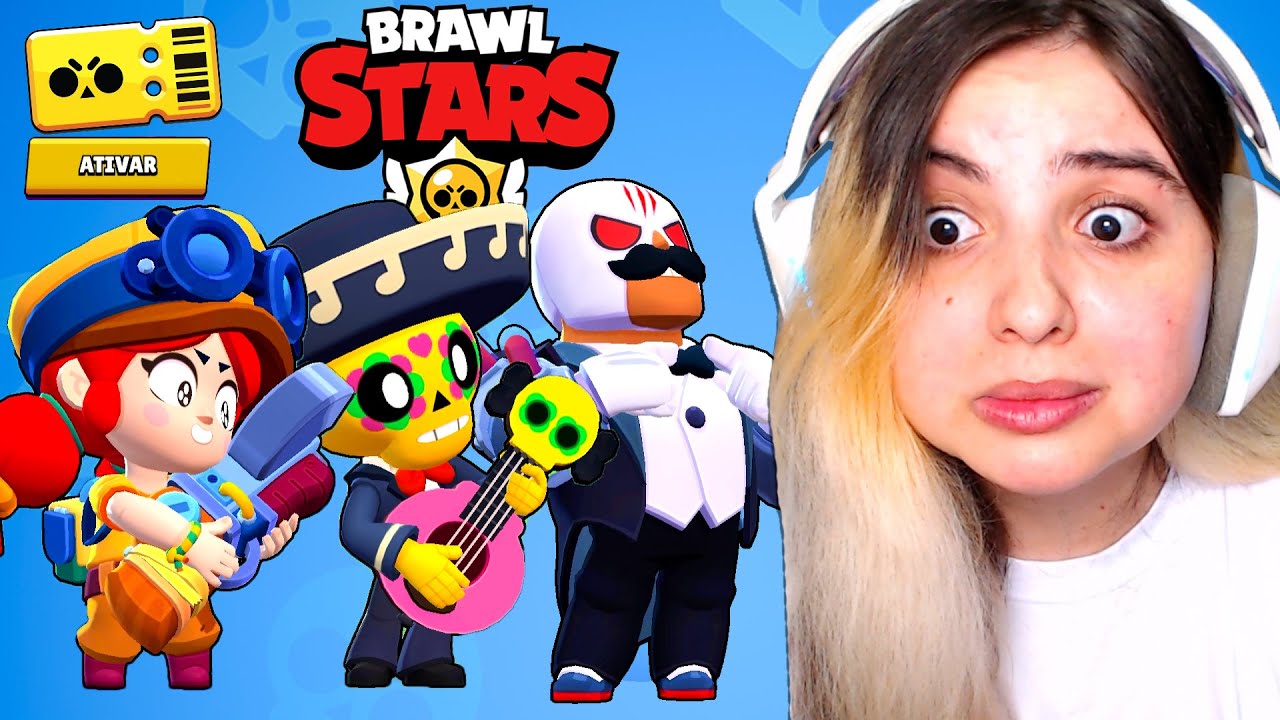 Comprei o PASSE e Liberei NOVOS BRAWLERS no Brawl Stars