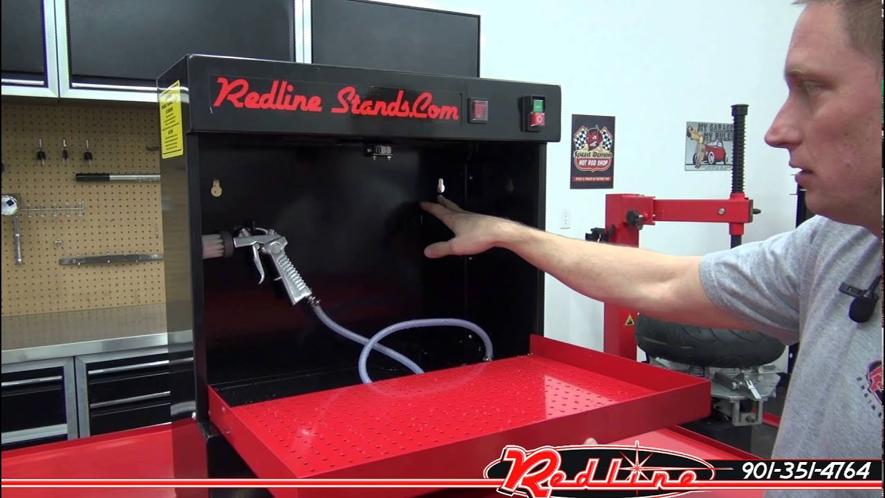 Redline Wall Mount Hanging or Bench Top Parts Washer