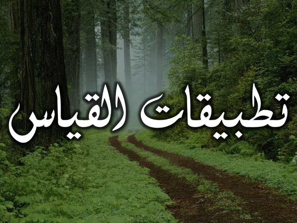 الطريق إلى علم أصول الفقه26 - تطبيقات القياس - عامر بهجت