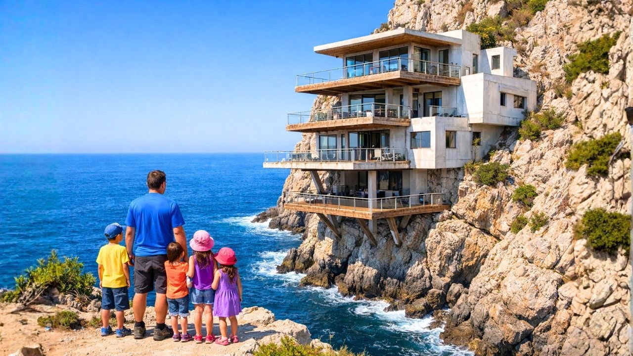 Widowed Father Inherited a Forgotten Cliffside Retreat—Hidden Lift Shaft Below Held $310M