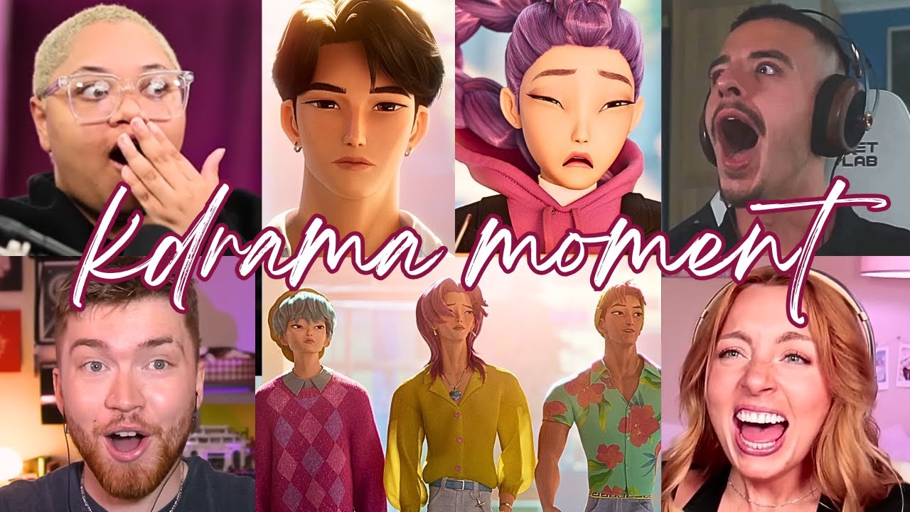 best reactions to saja boys' walk of hotness & the kdrama scene — #kpopdemonhunters