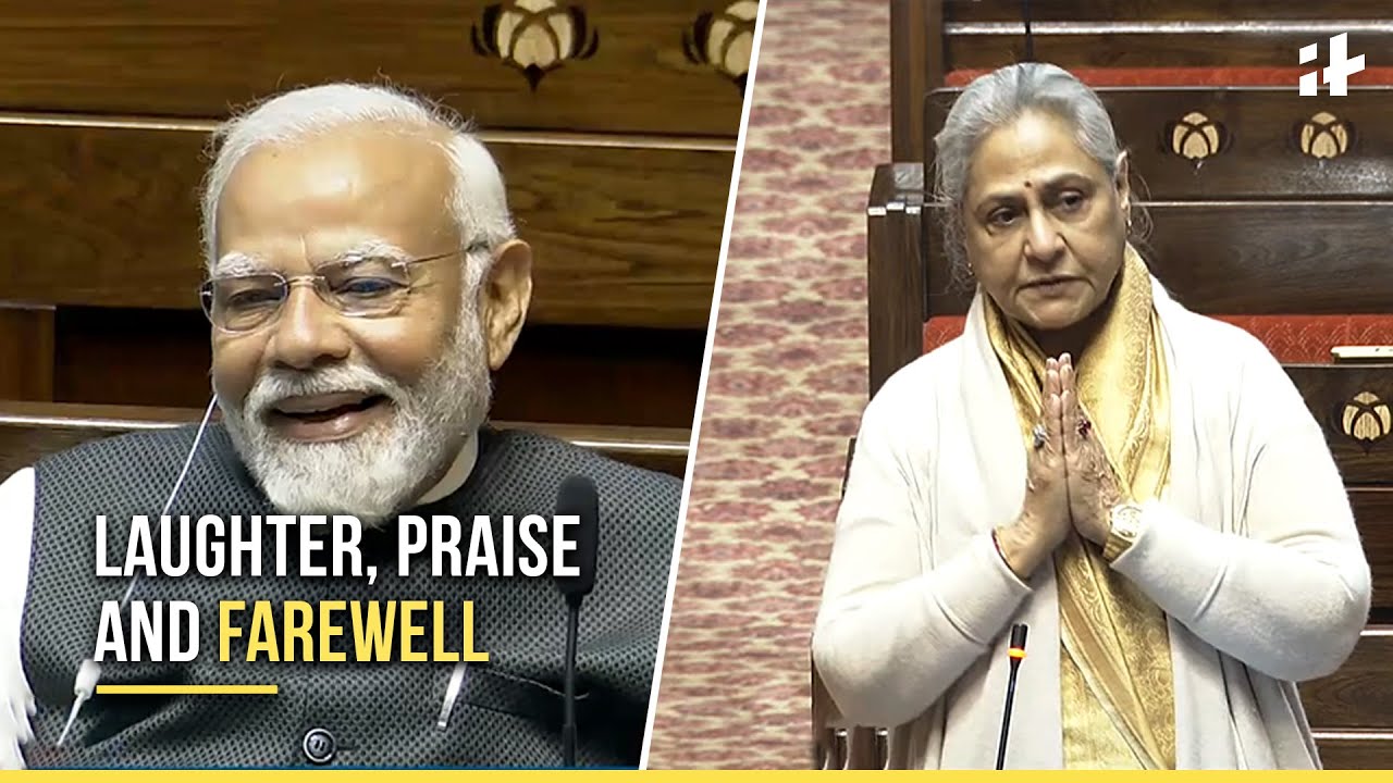 Amidst Laughter And Praise PM Modi Bids Farewell To Retiring Rajya Sabha Members