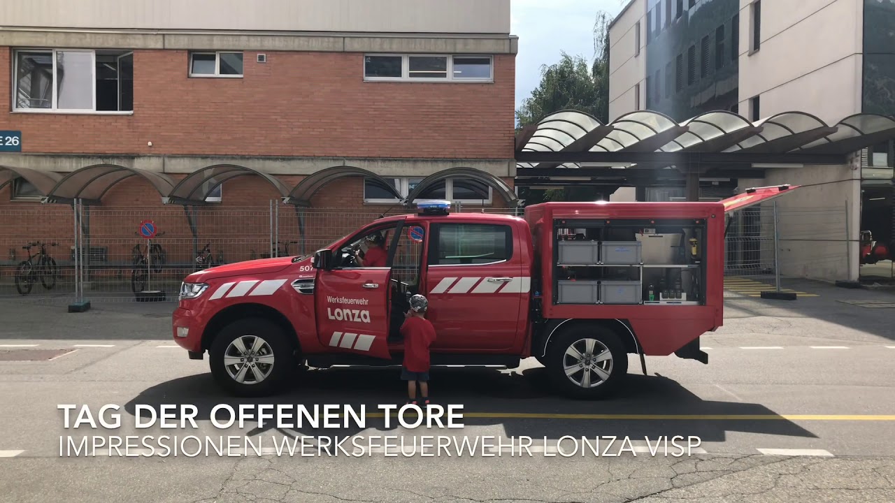 Impressionen vom Tag der offenen Tore der Werksfeuerwehr Lonza Visp