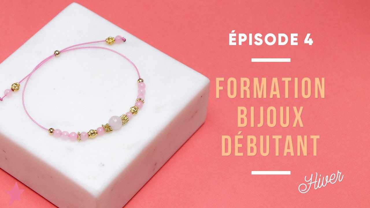 Leçon 4 : Comment faire un bracelet fin avec des petites perles et des perles stoppeurs ?