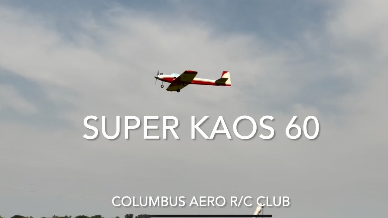 Kaos 60 vintage rc airplane