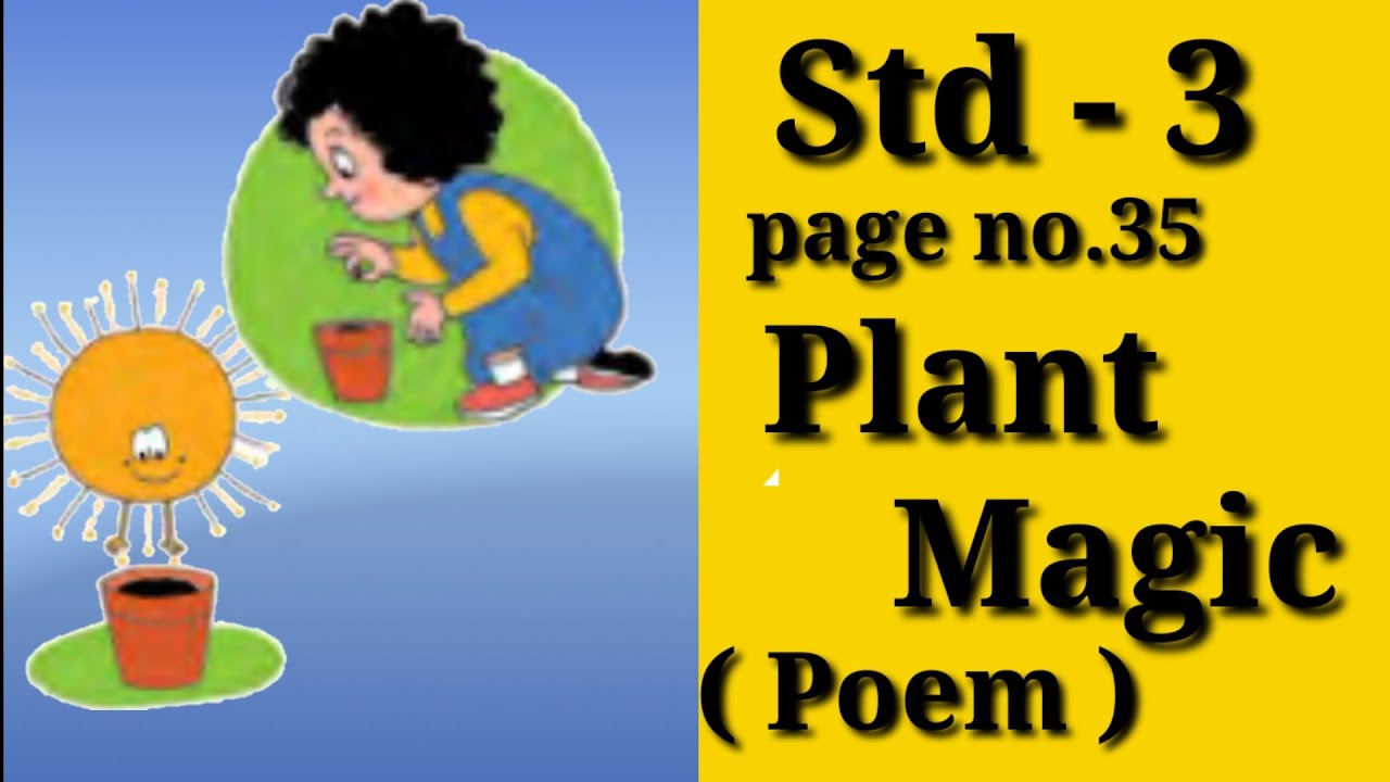Std 3 | Unit 3 | Plant Magic Poem | A little Seed  |