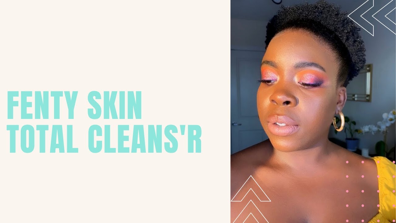 Removing my makeup with Fenty Skin Total Cleanser | On Dry Skin