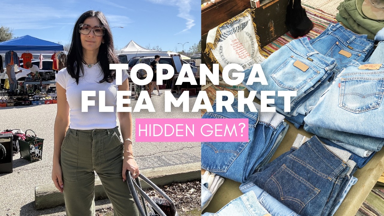 TOPANGA FLEA MARKET TREASURE HUNT | VINTAGE FINDS + FINAL SCORE