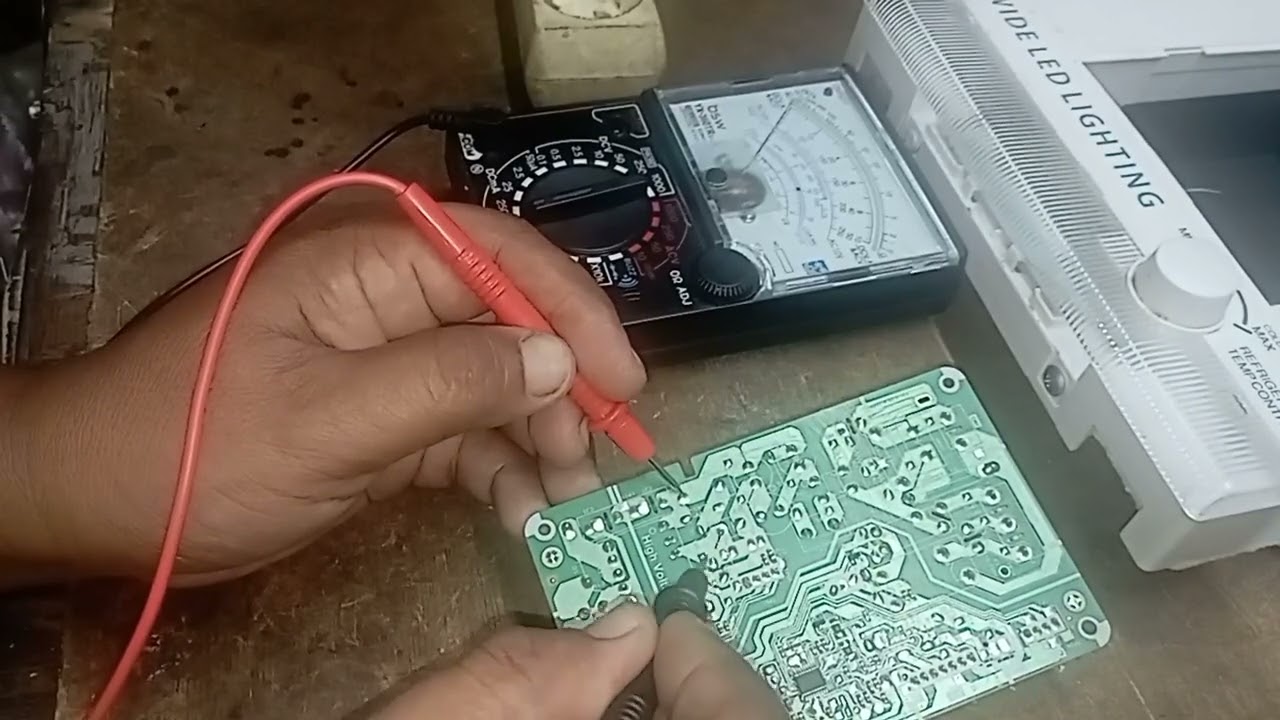 Perbaikan modul kulkas sharp 2 pintu