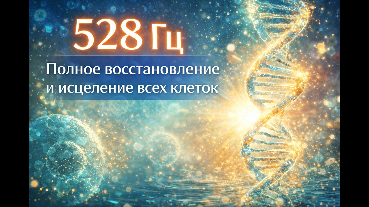 Глубокий оздоровительный сон | Исцеление всех клеток | Частота 528 Гц