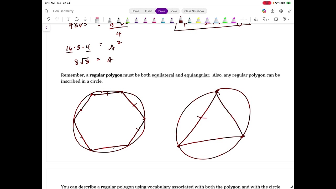 Hon Geo 11.4 Day 1 Notes (1 of 2)
