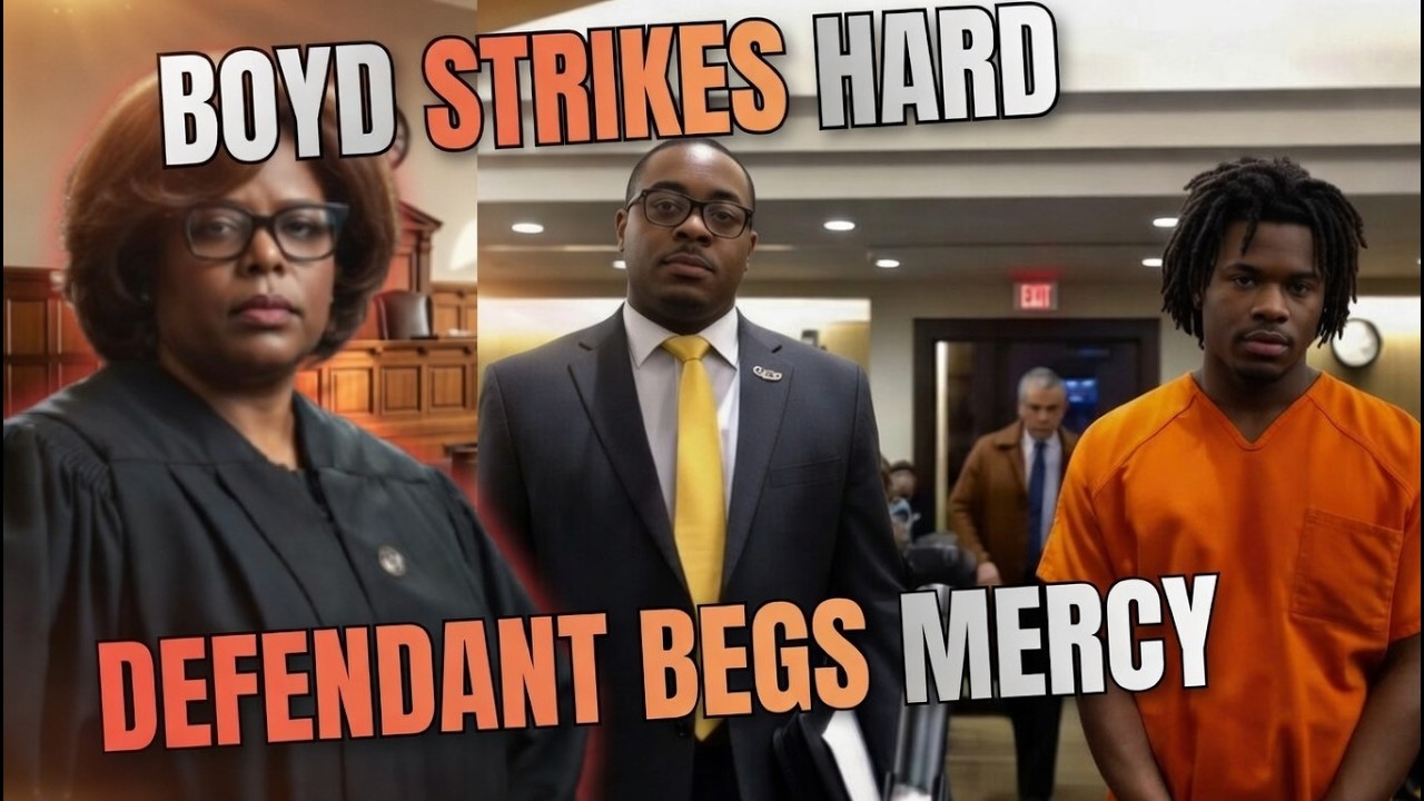 Repeat Offender Begs for Mercy — Judge Boyd Shocks Court with Harsh Sentence