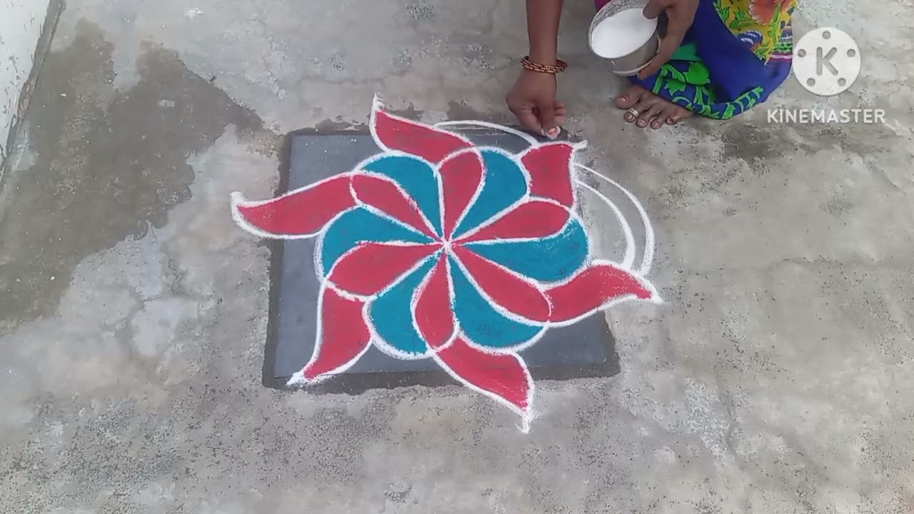  # simple and easy rangolis 