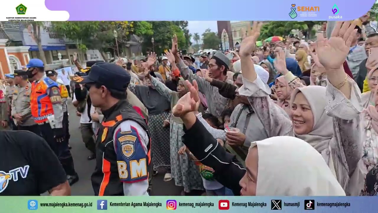 Pemberangkatan Jamaah Haji Kloter 6 Kabupaten Majalengka Tahun 2025