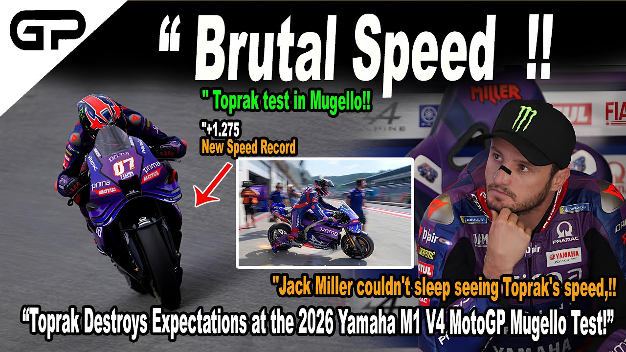 Everyone Shock!SPEED IS INSANE! TOPRAK Goes Berserk at Mugello! Jack Miller is SHOCKED 😱 MotoGP 2026