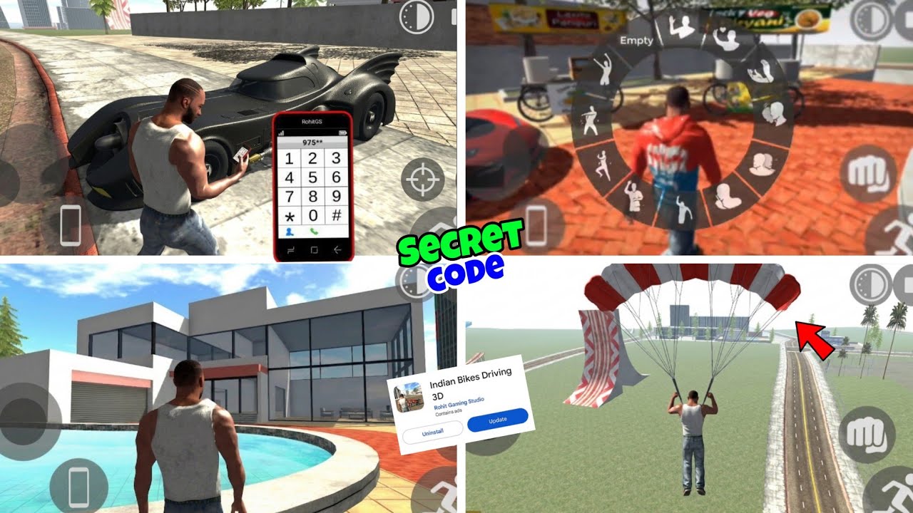 ALL NEW UPDATE TOP 100+ CHEAT CODE?? INDIAN BIKE DRIVING 3d NEW UPDATE 2026