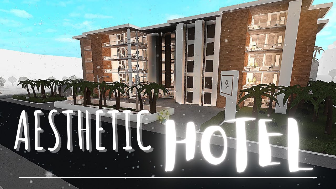 Bloxburg Aesthetic Hotel SPEEDBUILD (PART 3) ROBLOX