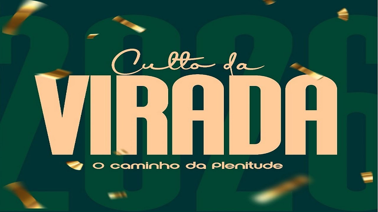 Culto da Virada 2025 - TEMA: O CAMINHO DA PLENITUDE DE DEUS. Salmo 16.11