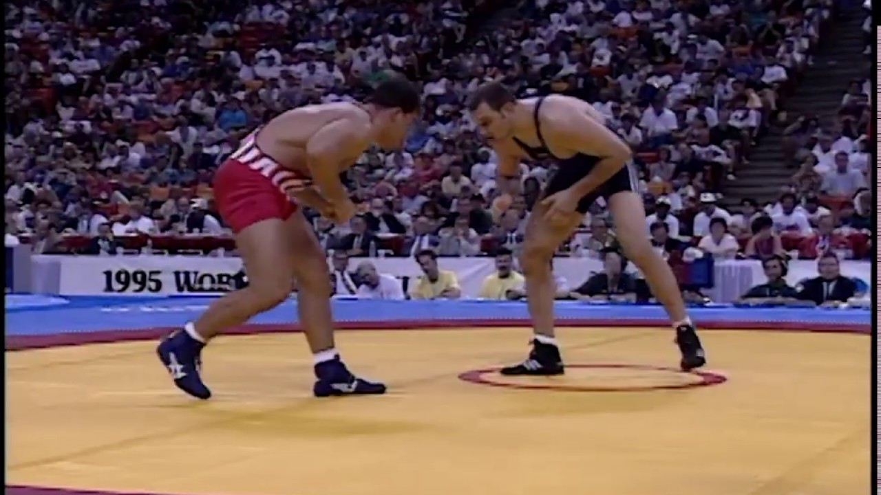 100KG Kurt Angle (USA) vs Arawat Sabejew (GER) - 1995 World Championships