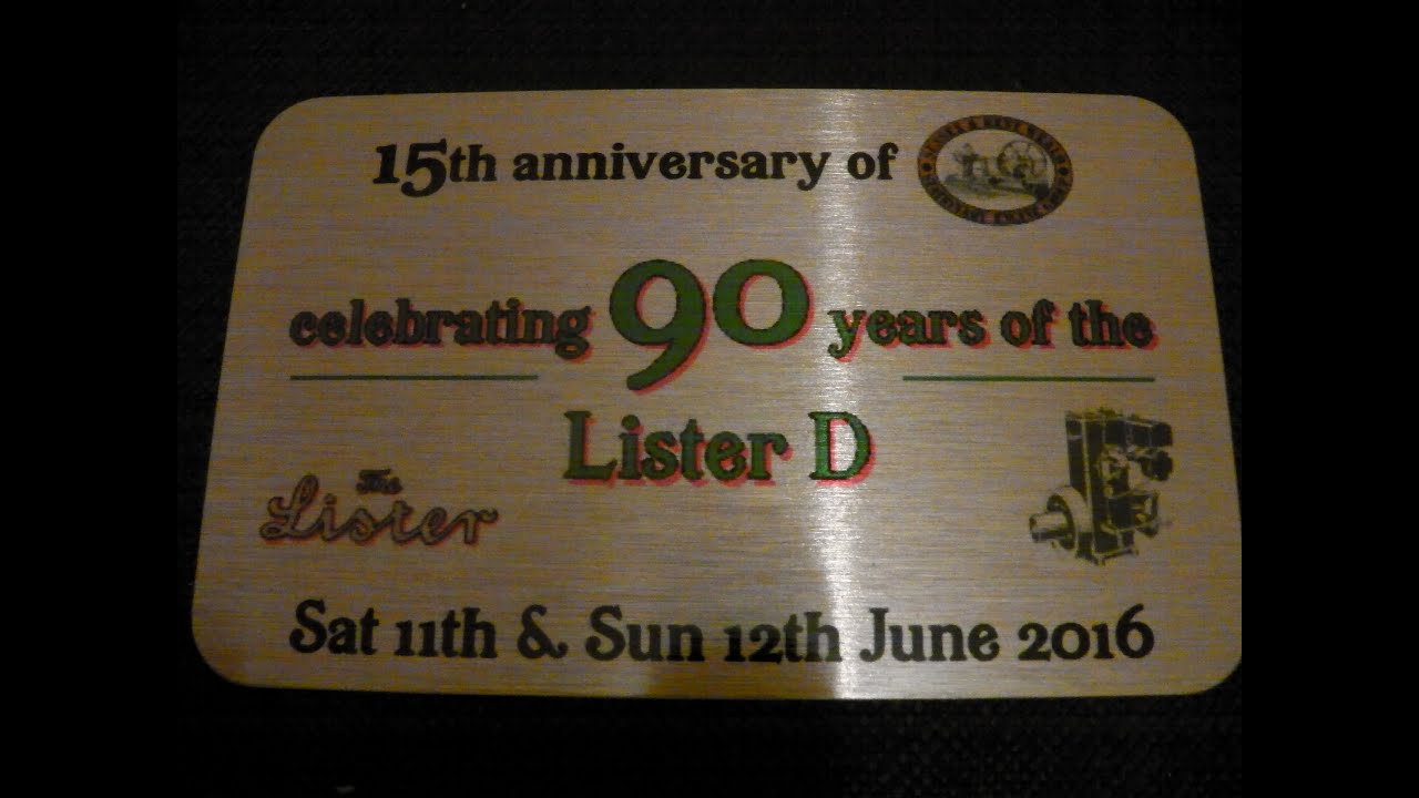 LISTER D 90th BIRTHDAY CELEBRATION with the Sussex & Kent Weald Stationary Engine Group