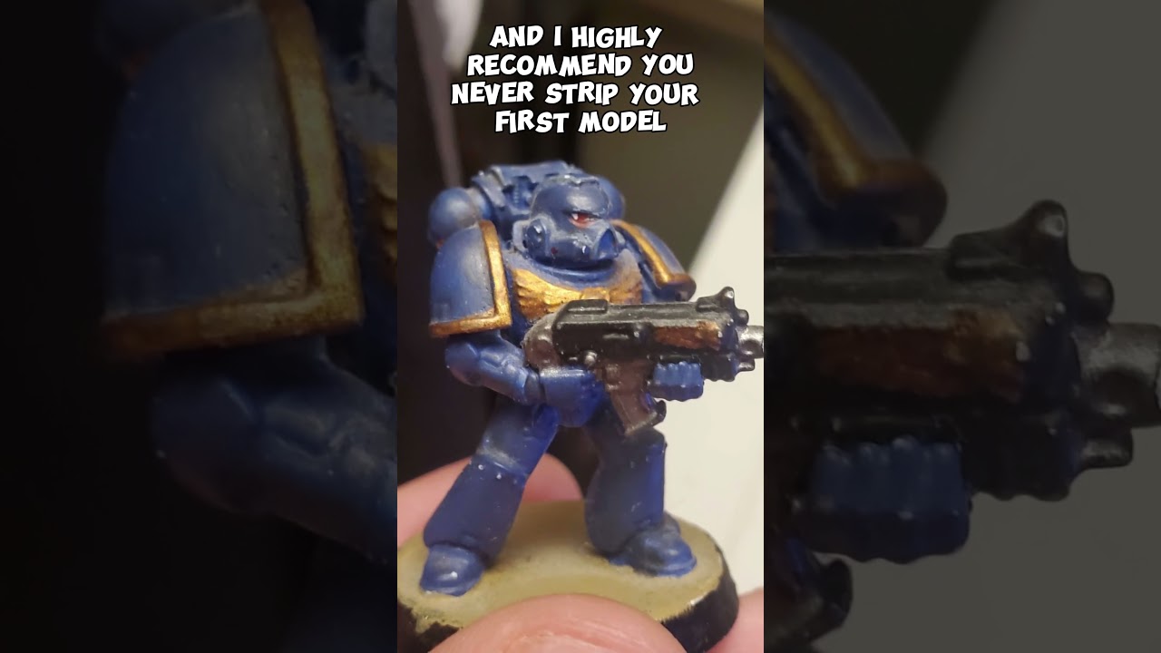 30 days of Mini Advice Day 6: Don't strip all your minis #warhammer40k #miniaturepainting #miniature