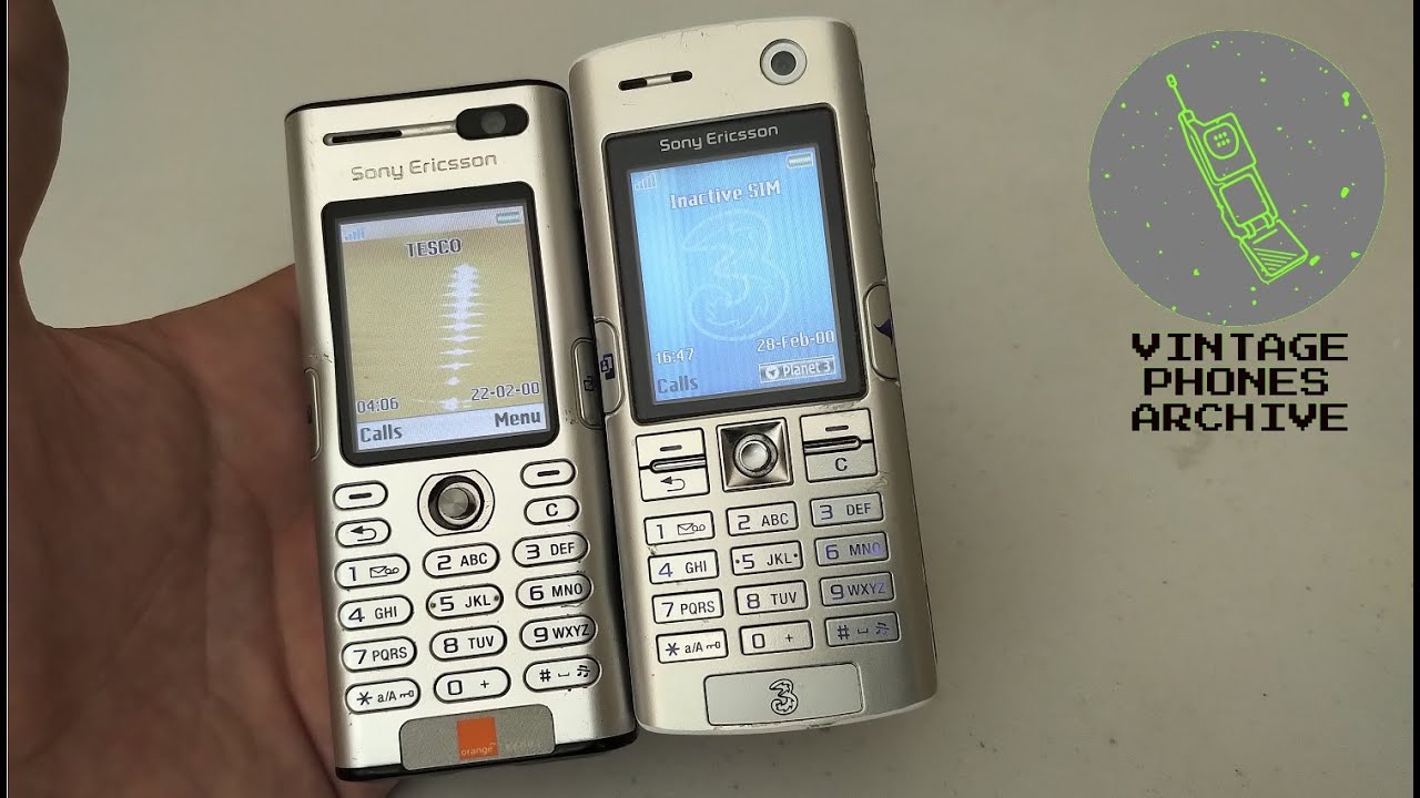Sony Ericsson K600i & K608i Mobile phone menu browse, ringtones, games, wallpapers