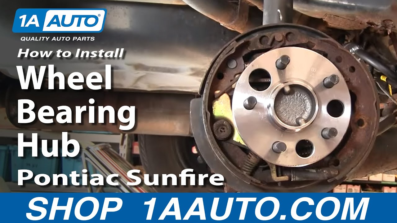 How to Replace Wheel Bearing & Hub Assembly 95-05 Pontiac Sunfire