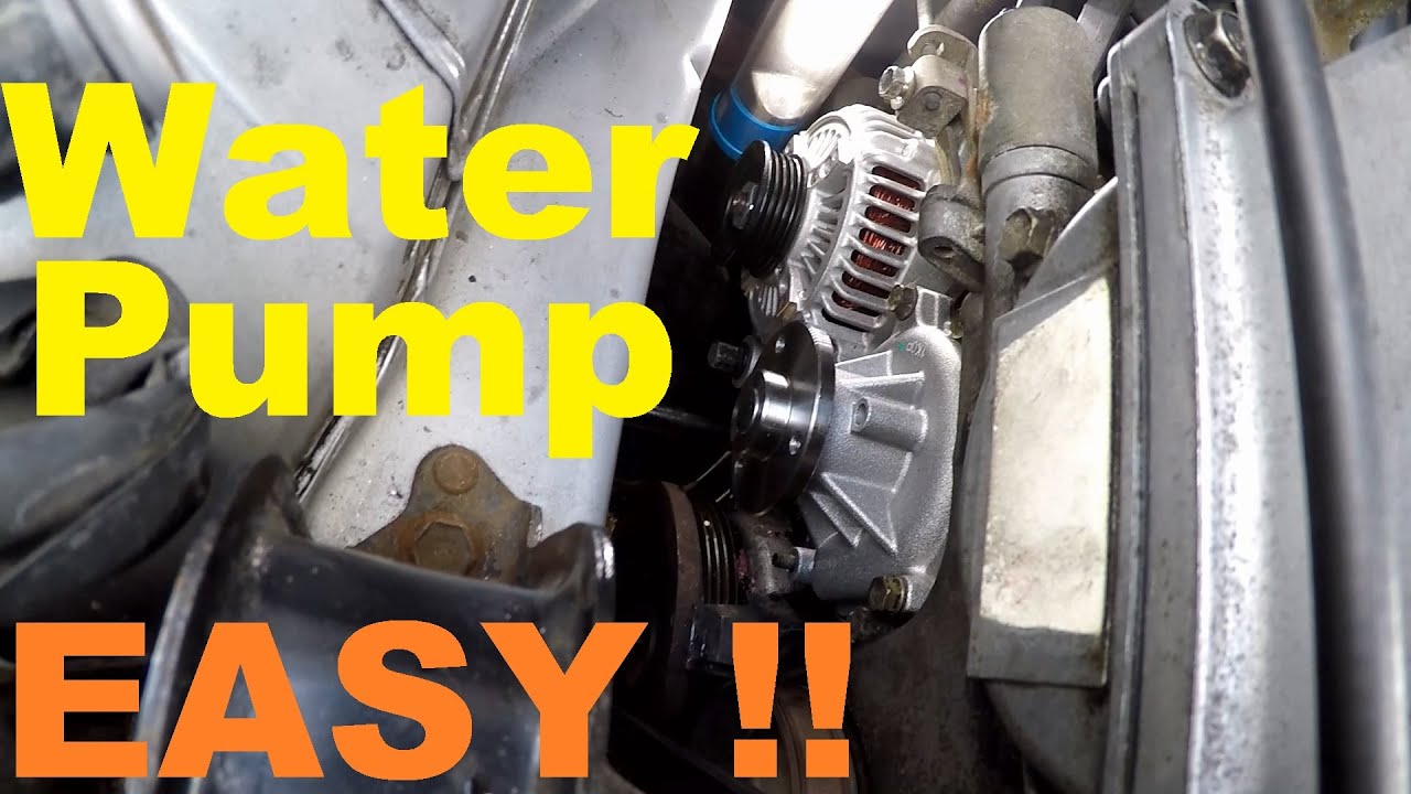 Как поменять водяной насос на Toyota Yaris!!!!